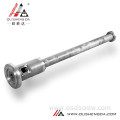 screw and barrel for cold feed rubber extruder screw single screw for PP PE PVC PS non woven degradable film pipe bubble